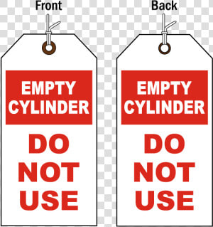 Gas Cylinder Empty Tags  HD Png Download