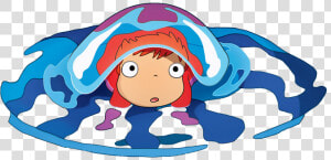 Ponyo Redbubble Sticker  HD Png Download