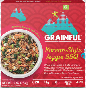 Grainful Target 3d Mockup V1 Korean Veggie Bbq   Frozen Entrees Grainful Products  HD Png Download