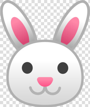 And Hares head nose easter Art domestic   Emoji Bunny  HD Png Download