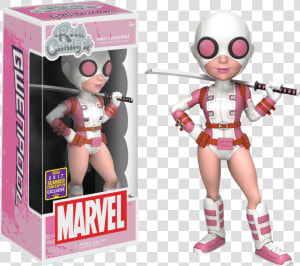 Gwenpool Rock Candy 5” Sdcc17 Vinyl Figure   Pop Vinyl Rock Candy  HD Png Download