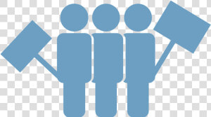 Group Of Stick Figures Holding Protest Signs   Protest Signs Png  Transparent Png