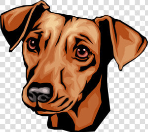 Vector Illustration Of Cute Dachshund Dog Head   Vector Dog Head Png  Transparent Png