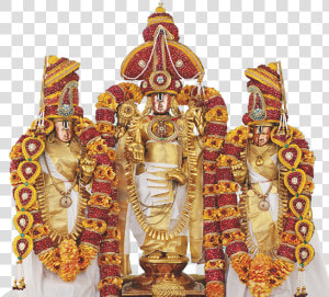 Jai Balaji Travels   Venkateswara Swami With Sridevi Bhudevi  HD Png Download