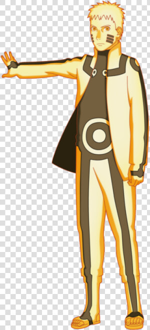  naruto  uzumaki  kurama  kyubi  chakra  mode  hokage   Full Body Naruto Six Paths Sage Mode  HD Png Download