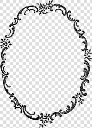 Frame Border Image Flower Fancy Download   Oval Gold Border Png  Transparent Png