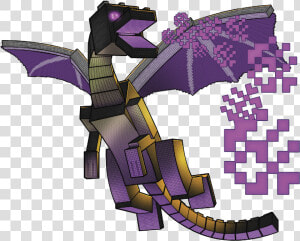 Minecraft Wallpaper Ender Dragon  HD Png Download