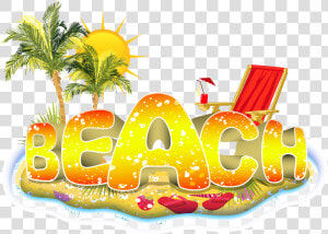 Beach Vacation Png   Png Download   Summer Beach Png  Transparent Png