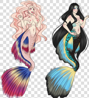 Png Transparent Mermaid Adopt Closed By   Mermaid And Merman Drawing  Png Download