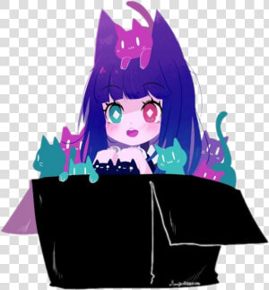 Neko Girl Png   Neko Galaxy Anime Girl  Transparent Png