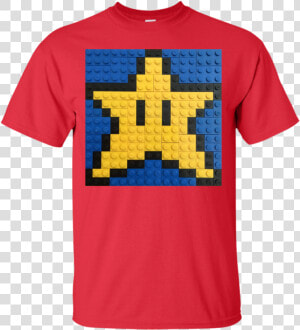 Lego Super Mario Star T Shirt  amp  Hoodie   8 Bits Mario Star Png  Transparent Png