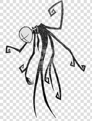 Slenderman Slender Man Stabbing Drawing Image Fan Art   Slenderman Pixel Fan Art  HD Png Download