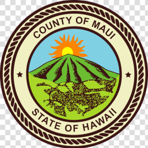 Maui County Seal 01   Maui County Seal  HD Png Download