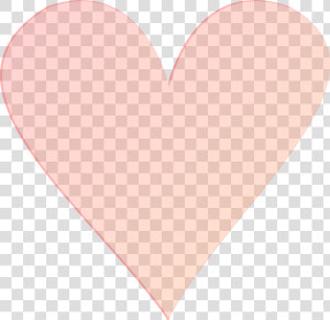 Light Pink Heart Clipart   Transparent Clear Background Pink Heart  HD Png Download