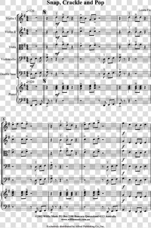 Can T Help Falling In Love String Quartet Sheet Music  HD Png Download