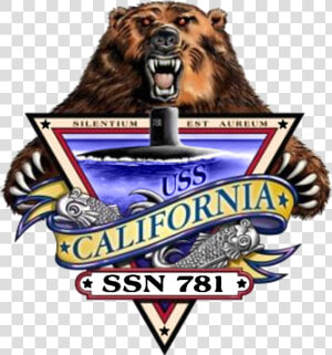 Uss California Ssn 781 Crest   Uss California Ssn 781 Logo  HD Png Download