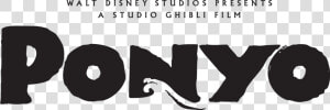 Walt Disney Ponyo Logo  HD Png Download