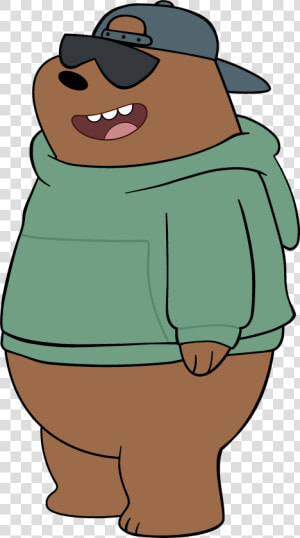 We Bare Bears Grizz Drawing  HD Png Download