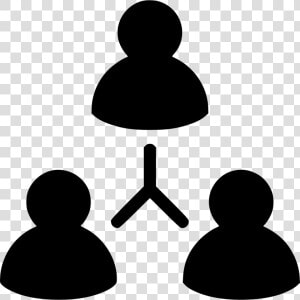 Networking   Public Relation Black Icon Png  Transparent Png