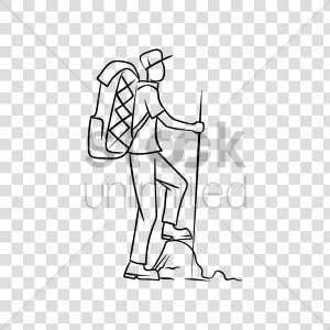 Transparent Hiking Png   Hiking Drawing  Png Download