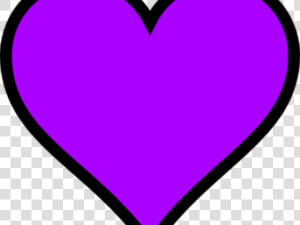 Hearts Clipart Purple   Purple Heart Sketch Png  Transparent Png