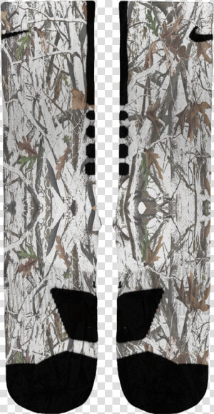 Winter Forest Camo Custom Nike Elites   Ski Binding  HD Png Download