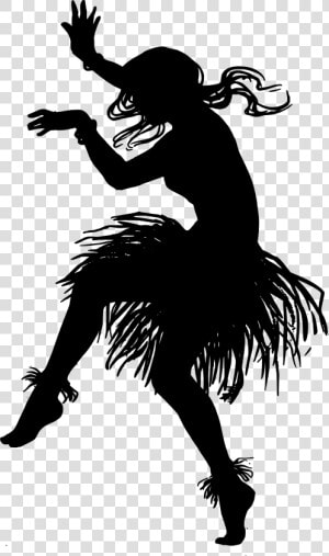 Hula Dancer Outline Clip Arts   Hula Dancer Silhouette Png  Transparent Png