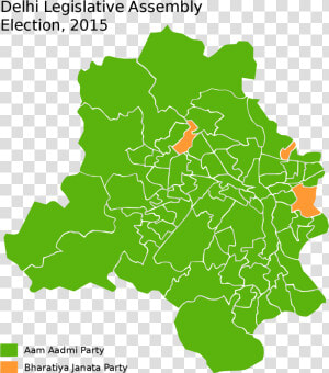 Delhi Lok Sabha Constituency Map  HD Png Download