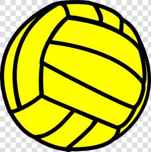 Gold Volleyball Png   Black And Yellow Volleyball  Transparent Png