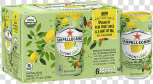 San Pellegrino Sparkling Limone  HD Png Download