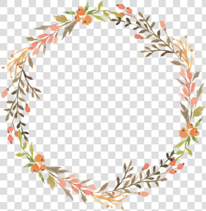 Autumn Wreath Png   Transparent Floral Wreath Png  Png Download