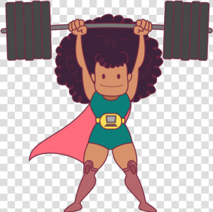 Strongwoman   Png Download   Strong Woman Cartoon     Png  Transparent Png