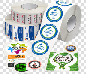 Picture Of Custom Roll Labels  HD Png Download