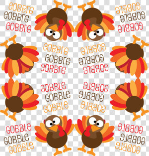 Transparent Funny Turkey Png   Turkey Gobble Gobble Background  Png Download