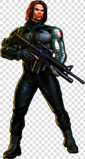 Marvel Avengers Alliance Winter Soldier  HD Png Download