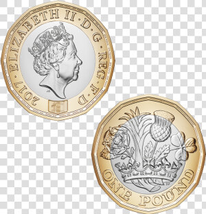 New One Pound Coin Transparent Image Financial   Pound Coin  HD Png Download