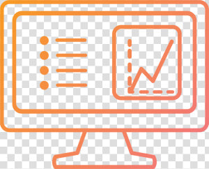 Executive Dashboard Icon Orange pink   Analytics Transparent Dashboard Icon  HD Png Download