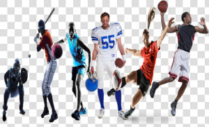 Athletes Collage  HD Png Download