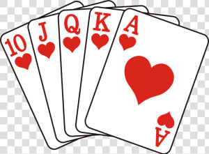 Cards Huge Freebie   Royal Flush Clipart  HD Png Download