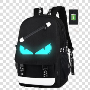 Glowing Backpack Usb Charger   North Face Bag Price In Sri Lanka  HD Png Download