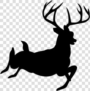 Clip Art Deer Silhouette Clip Art   Buck Deer Silhouette Png  Transparent Png