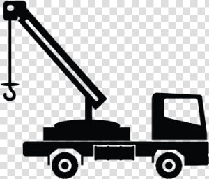 Crane Vehicle  Transport  Truck Icon   Crane  HD Png Download