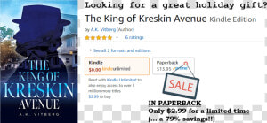 Limited Time Amazon Sale Paperback Edition Of The King  HD Png Download