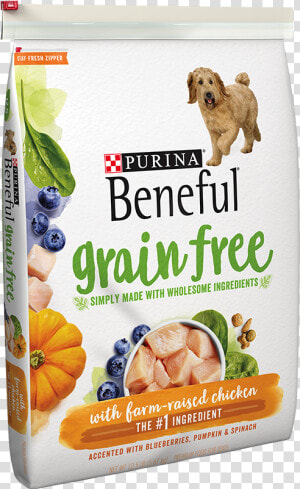 Purina Beneful Grain Free Dry Dog Food  HD Png Download