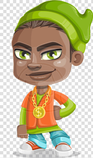 Cute Hip Hop Boy Cartoon Vector Character Aka Tray   Boys Swag Cartoon Png  Transparent Png