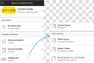 Blackboard App Course Content  HD Png Download