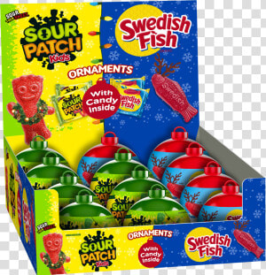 Sour Patch Kids swedish Fish Mixed Ornament Tray 12ct   Swedish Fish Mixed Colors  HD Png Download