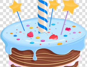 Birthday Cake Clipart Fancy   Happy Birthday Cake Cartoon  HD Png Download