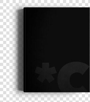 Canvast Year Planner Cover  Black Foil Logo Detail   Symmetry  HD Png Download