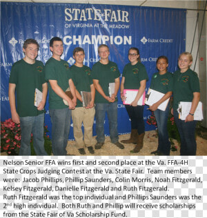 The Nelson Senior Ffa Crops Judging Teams Did An Awesome   Social Group  HD Png Download